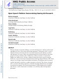 Cover page: Open Speech Platform: Democratizing Hearing Aid Research.