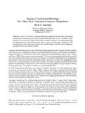 Cover page: Towards a Connectionist Phonology: The "Many Maps" Approach to Sequence Manipulation