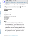 Cover page: Designing Flexible Longitudinal Regimens: Supporting Clinician Planning for Discontinuation of Psychiatric Drugs