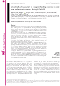 Cover page: Mixed-method assessment of caregiver feeding practices in early care and education centres during COVID-19