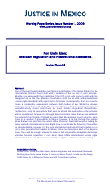 Cover page of Non Bis In Idem: Mexican Regulation and International Standards