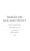 Cover page: Images on Silk and Velvet