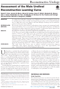 Cover page: Assessment of the Male Urethral Reconstruction Learning Curve