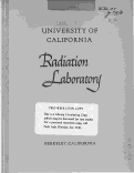 Cover page: Loss of Radioactivity from Barium Carbonate Samples