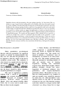 Cover page: How persuasive is a good fit? A comment on theory testing