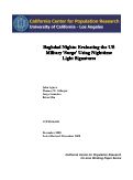 Cover page: Baghdad Nights: Evaluating the US Military 'Surge' Using Nighttime Light Signatures