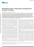 Cover page: Reinstated episodic context guides sampling-based decisions for reward