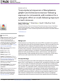 Cover page: Transcriptional responses of Biomphalaria pfeifferi and Schistosoma mansoni following exposure to niclosamide, with evidence for a synergistic effect on snails following exposure to both stressors