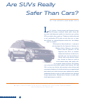 Cover page: Are SUVs Really Safer Than Cars?