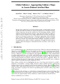 Cover page: Global Saliency: Aggregating Saliency Maps to Assess Dataset Artefact Bias