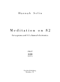 Cover page: Meditation on 82