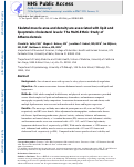 Cover page: Skeletal muscle area and density are associated with lipid and lipoprotein cholesterol levels: The Multi-Ethnic Study of Atherosclerosis