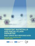 Cover page: Persistent Shortfalls and Racial/Class Disparities: 2020 Census Self-Response Rates