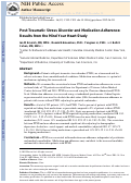 Cover page: Post-traumatic stress disorder and medication adherence: Results from the Mind Your Heart Study