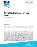 Cover page: Revisiting the impact of Head Start
