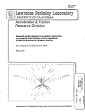 Cover page: Research and Development to Complete Construction of a Setup for Determination of the Longitudinal Profile and Duration of Ultrashort Bunches