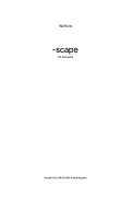 Cover page: -scape