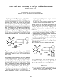 Cover page: Using 'basic level categories' to retrieve multimedia from the world-wide-web