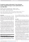 Cover page: Torsades de pointes with pseudoâ��T wave alternans during rociletinib therapy: A novel manifestation of a rare side effect