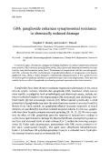Cover page: GM1 ganglioside enhances synaptosomal resistance to chemically induced damage