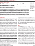 Cover page: Dedifferentiation and neuronal repression define familial Alzheimer’s disease