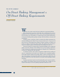 Cover page: THE ACCESS ALMANAC: On-Street Parking Management v. Off-Street Parking Requirements