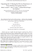 Cover page: Unpacking the T: Understanding the Diverse Experiences Trans Students Navigating Schools