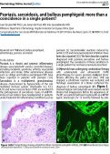 Cover page: Psoriasis, sarcoidosis, and bullous pemphigoid: more than a coincidence in a single patient?