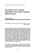 Cover page: New Warriors, New Legends: Basketball in Three Native American Works of Fiction