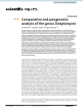 Cover page: Comparative and pangenomic analysis of the genus Streptomyces
