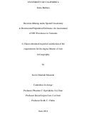 Cover page: Decision-Making under Spatial Uncertainty in Downscaled Population Estimates: An Assessment of HIV Prevalence in Tanzania