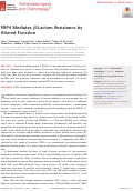 Cover page: PBP4 Mediates β-Lactam Resistance by Altered Function