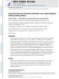 Cover page: Long-term learning transforms prefrontal cortex representations during working memory.