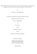 Cover page: Exploring Education Policies and their Socioeconomic Implications: Evidence and Insights from Juvenile Crime, College Admissions, and Gender Bias