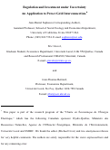 Cover page: Regulation and investment under uncertainty: An application to power grid interconnection