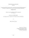 Cover page: Computational Studies of Biomolecular Conformational Changes Through Potential of Mean Force Calculations and Accelerated Molecular Dynamics Simulations