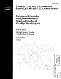 Cover page: Microstructural Coarsening during Thermomechanical Fatigue and Annealing of Micro Flip-Chip Solder Joints