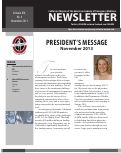 Cover page: November 2013 President's Message