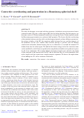 Cover page: Convective overshooting and penetration in a Boussinesq spherical shell