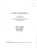 Cover page: Performance analysis of error recovery and congestion control in high-speed networks