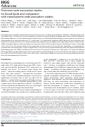 Cover page: Proteome-wide association studies for blood lipids and comparison with transcriptome-wide association studies.