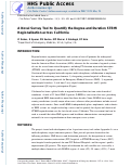 Cover page: A Novel Survey Tool to Quantify the Degree and Duration of STEMI Regionalization Across California.