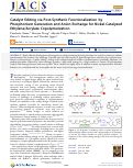 Cover page: Catalyst Editing via Post-Synthetic Functionalization by Phosphonium Generation and Anion Exchange for Nickel-Catalyzed Ethylene/Acrylate Copolymerization.