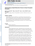 Cover page: Implementing an opioid reduction protocol in renal transplant recipients