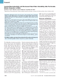 Cover page: Central Neuroplasticity and Decreased Heart Rate Variability after Particulate Matter Exposure in Mice