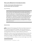 Cover page: Engaging Regions in Globalization: The Rise of the Economic Relationship between the San Francisco Bay Area and China