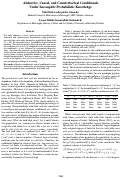 Cover page: Abductive, Causal, and Counterfactual ConditionalsUnder Incomplete Probabilistic Knowledge