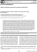 Cover page: Validation of Self-reported Cancers in the California Teachers Study