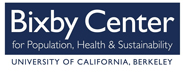 Bixby Center for Population, Health & Sustainability banner