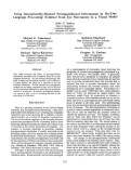 Cover page: Using Intonationally-Marked Presuppositional Information in On-Line 
Language Processing: Evidence from Eye Movement s to a Visual Model